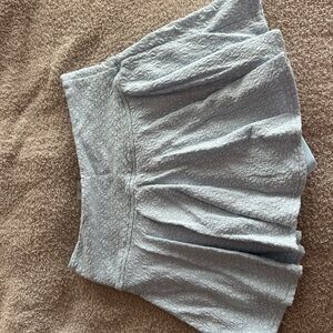 Blue Mini Skirt